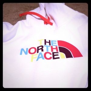 White The North Face hoodie
